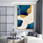 Luxe Harmony Abstracts Glass Finish Vertical Wall Art