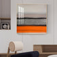 Citrus Cascade Glass Finish Square Wall Art