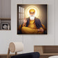Shri Guru Nanak Dev Ji Glass Finish Square Wall Art
