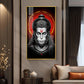 Ram Bhakat Bajarang Bali Glass Finish Vertical Wall Art
