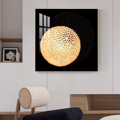 Moonlit Whimsy Glass Finish Square Wall Art