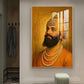 Dhan Dhan Kalgidhar Guru Gobind Singh Ji Glass Finish Vertical Wall Art