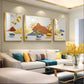 Alpine Harmony Glass Finish Wall Art (Set Of 3)