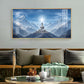 Sky Emembrance Buddha Glass Finish Horizontal Wall Art