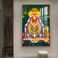 Thiru annamalaiyar Glass Finish Vertical Wall Art