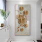 Modern Art Frame Glass Finish Vertical Wall Art