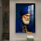 Dhan Dhan Baba Deep Singh Ji Glass Finish Vertical Wall Art