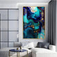 Oceanic Dreams Glass Finish Vertical Wall Art
