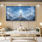 Sky Emembrance Buddha Glass Finish Horizontal Wall Art