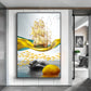 Oceanic Odyssey Glass Finish Vertical Wall Art