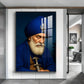 Dhan Dhan Baba Deep Singh Ji Glass Finish Vertical Wall Art