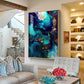 Oceanic Dreams Glass Finish Vertical Wall Art