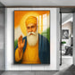 Guru Nanak Dev Ji Glass Finish Vertical Wall Art