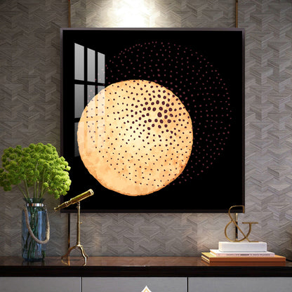 Moonlit Whimsy Glass Finish Square Wall Art