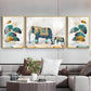 Gentle Giant Art Glass Finish Wall Art (Set Of 3)