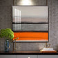 Citrus Cascade Glass Finish Square Wall Art