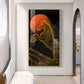 Equinox Elegance Glass Finish Vertical Wall Art