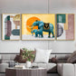Safari Serenity Art Glass Finish Wall Art (Set Of 3)