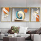 Vivid Abstract Glass Finish Wall Art (Set Of 3)