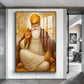 Spiritual Waheguru ji Glass Finish Vertical Wall Art