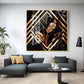 Majestic Fusion Glass Finish Square Wall Art