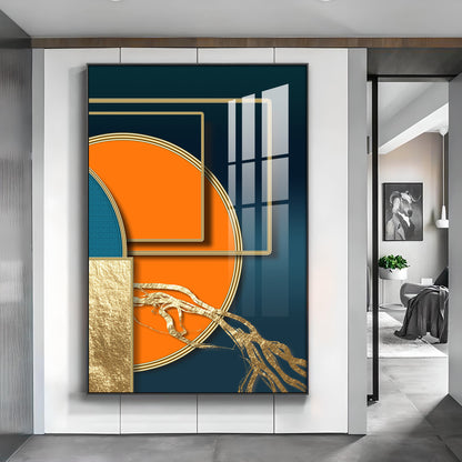 Color Dynamics Glass Finish Vertical Wall Art