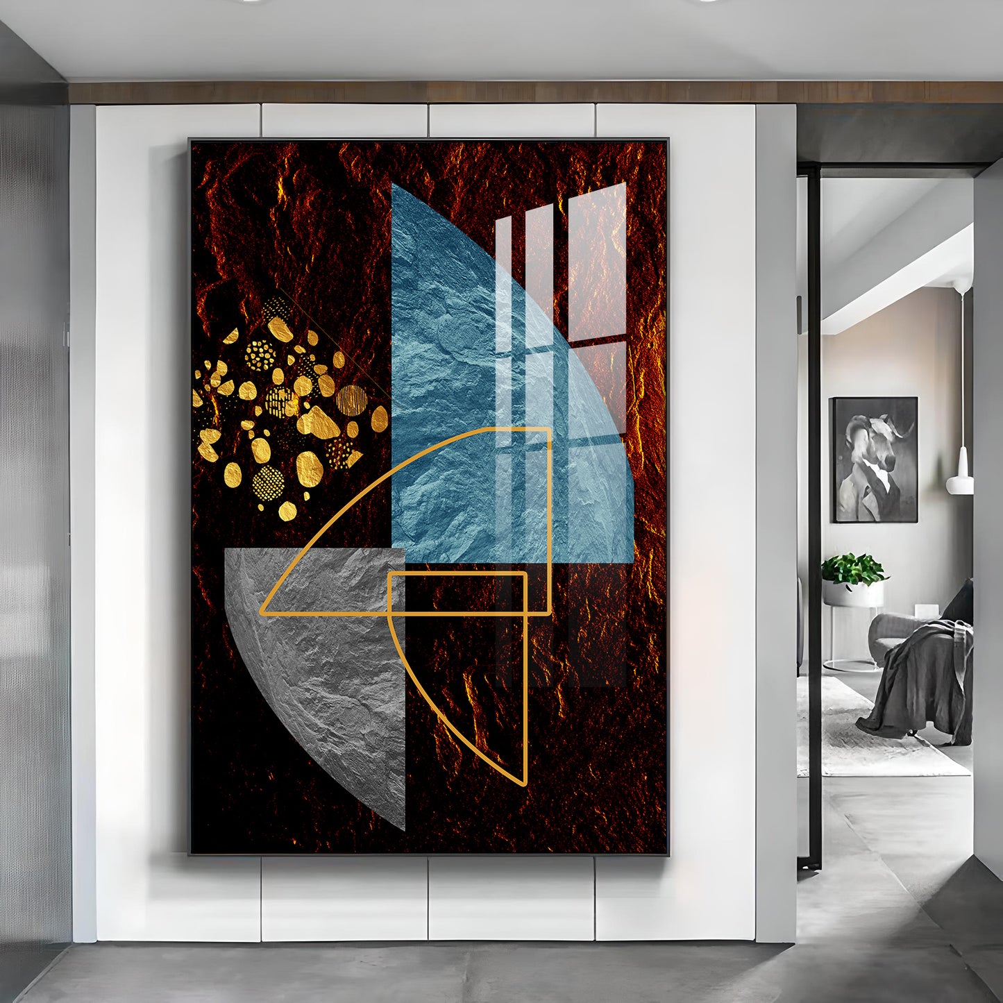 Infinite Expressions Glass Finish Vertical Wall Art