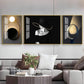 Girl With Hat Glass Finish Wall Art (Set Of 3)