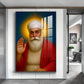 Guru's Reflection Glass Finish Vertical Wall Art