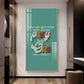 Pray To The One Motivational Glass Finish Vertical Wall Art