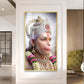 Pavan Putra Hanuman Ji Glass Finish Vertical Wall Art