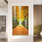 Tranquil Trails Glass Finish Vertical Wall Art