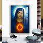Mary Catholic Glass Finish Vertical Wall Art