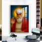 Guru's Reflection Glass Finish Vertical Wall Art