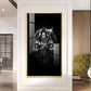 Lord Bajarang Bali Glass Finish Vertical Wall Art
