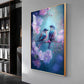 Harmony in Flight Glass Finish Vertical Wall Art