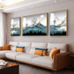 Majestic Landscapes Glass Finish Wall Art (Set Of 3)
