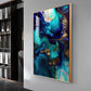 Oceanic Dreams Glass Finish Vertical Wall Art