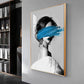 Dream Blur Modern Expression Glass Finish Vertical Wall Art