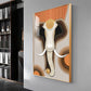 Elephantine Elegance Glass Finish Vertical  Wall Art