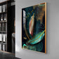 Whimsical Wings Glass Finish Vertical Wall Art