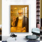 Majestic Presence Of Guru Glass Finish Vertical Wall Art