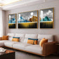 Imaginative Serenity Glass Finish Wall Art (Set Of 3)
