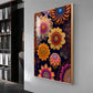 Garden of Dreams Glass Finish Vertical Wall Art