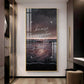 Because Every Picture Tells A Story Motivational Glass Finish Vertical Wall Art