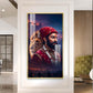 Real Warrior Chhatrapati Sambhaji Maharaj Glass Finish Vertical Wall Art