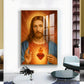 Father Lord Jesus Glass Finish Vertical Wall Art