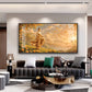 Gudiance Of Light Buddha Glass Finish Horizontal Wall Art