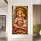 Spiritual Hanuman Ji Glass Finish Vertical Wall Art