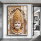 Divine Shyam Baba Glass Finish Vertical Wall Art